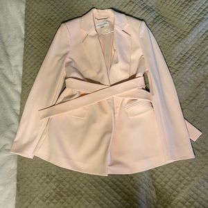Light Pink Belted Calvin Klein Pantsuit *see pics